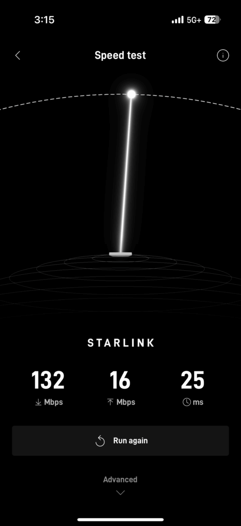 Starlink Installation Hollywood FL Speed Test1