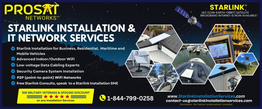 Starlink installation services company
