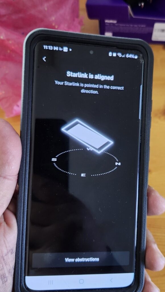 Starlink Alignment test 