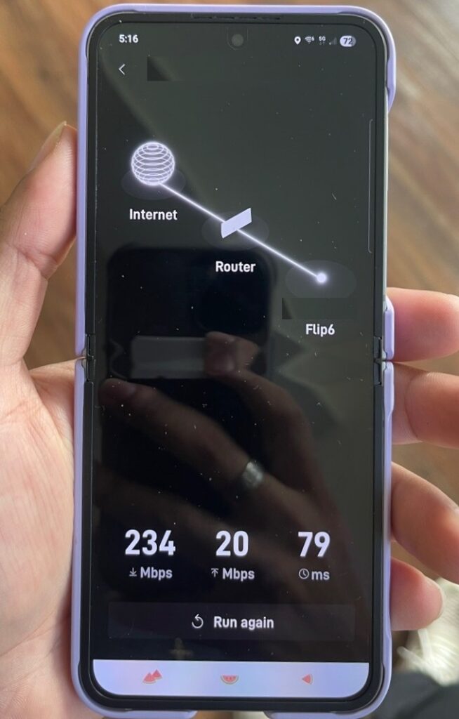 Advanced Speed test