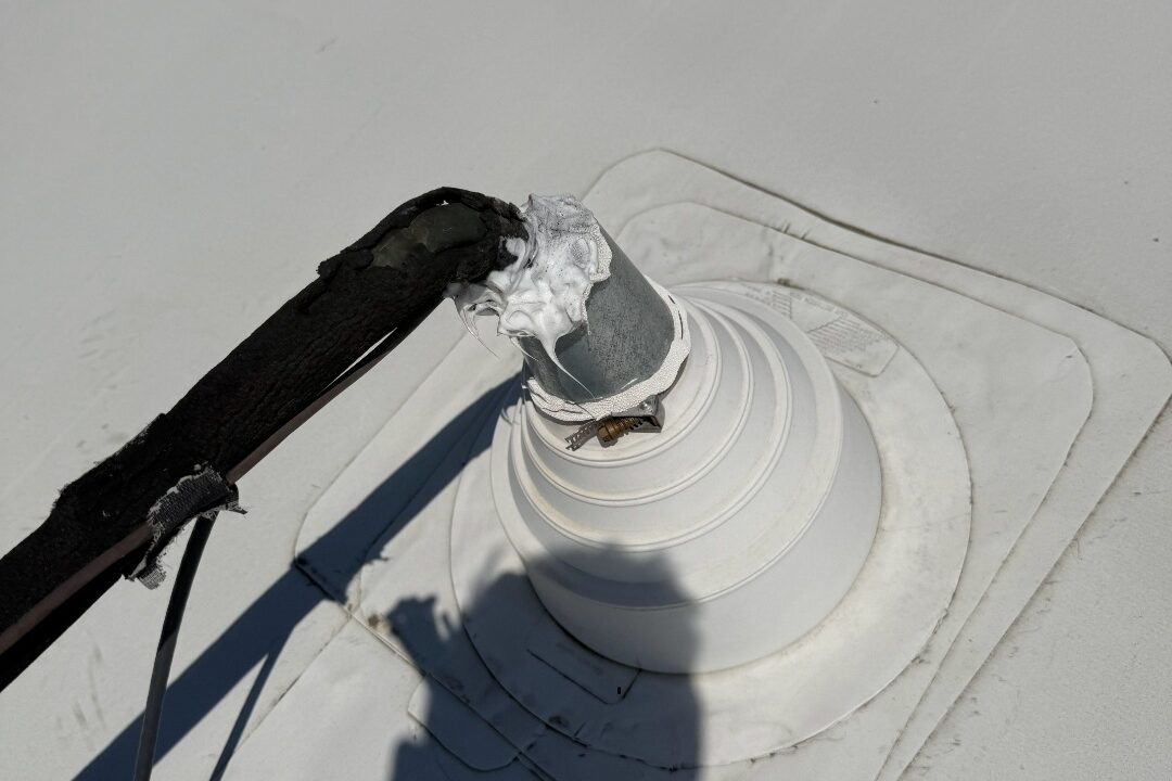 Starlink business installation Cable Routing