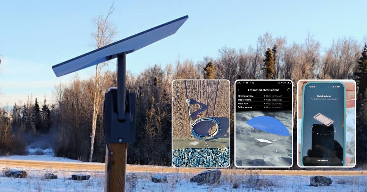 Starlink installation in Palmer AK