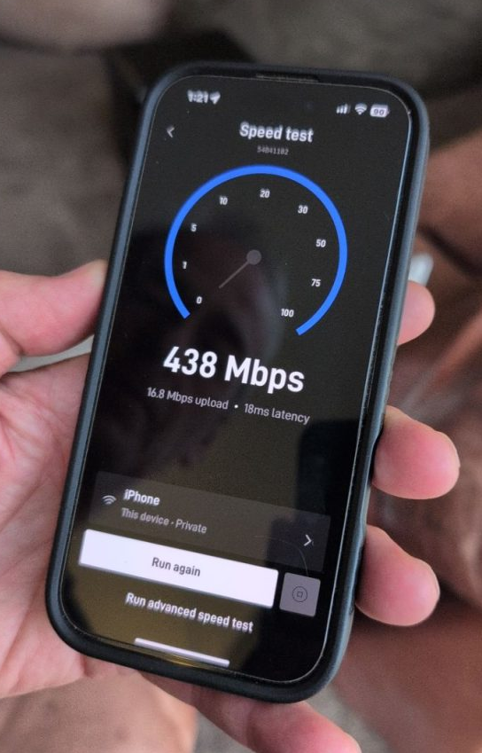 Starlink speed test Sandy UT 