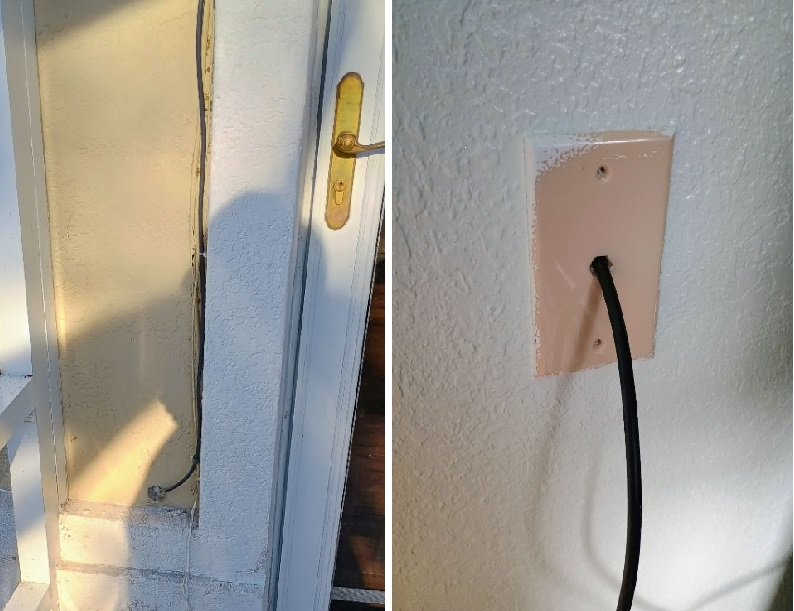 Starlink cable routing