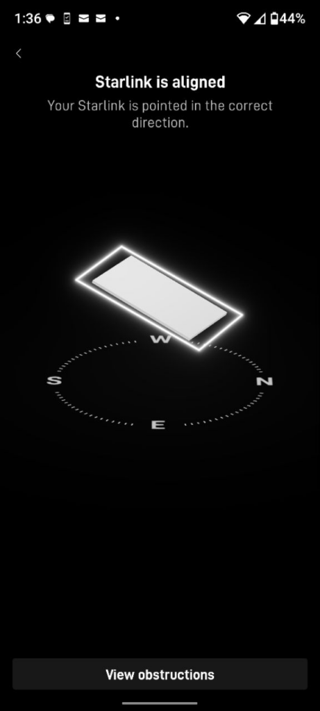 Starlink Alignment test Lady Lake FL