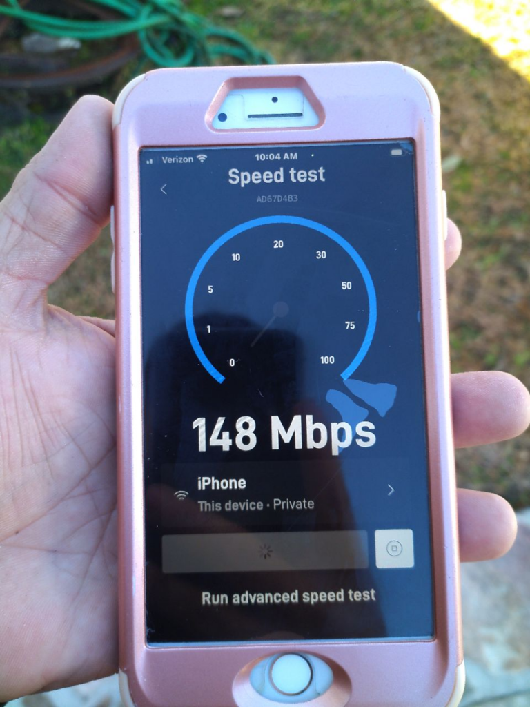 Starlink speed test Chipley FL