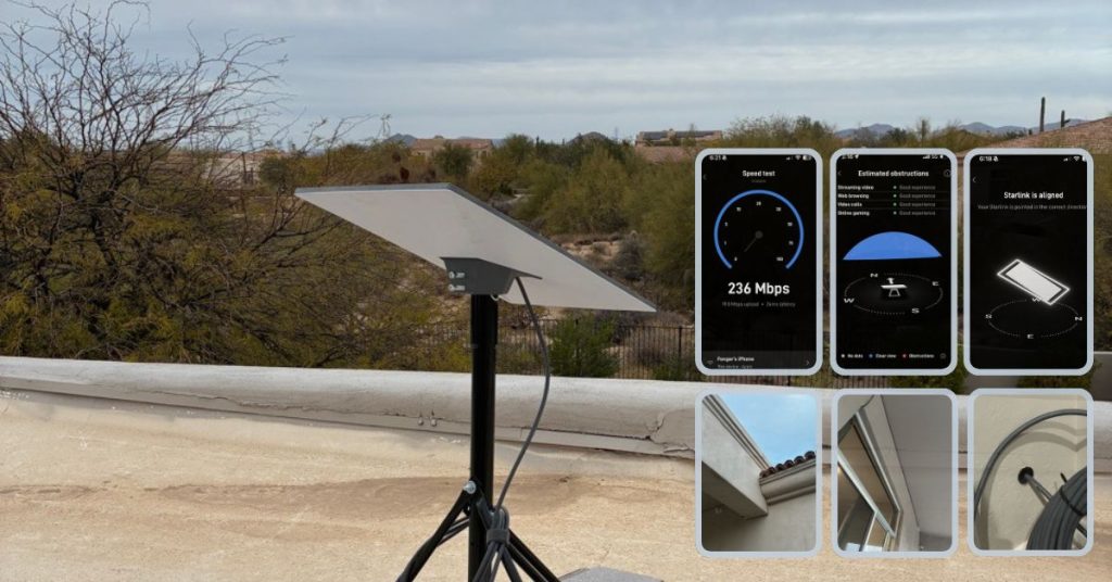 Starlink-Installation Paradise Valley Arizona